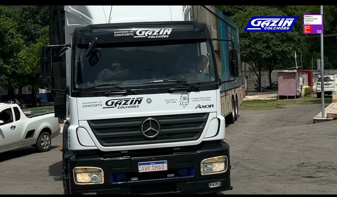 Imagem de compartilhamento para o artigo Sapezal recebe, nesta segunda e terça-feira, a Carreta Show Room da Gazin com condições especiais em camas e colchões da MS Todo dia